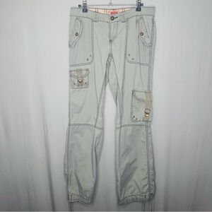 No Boundaries Cargo Olive green Junior 9 fall spring grunge back to school